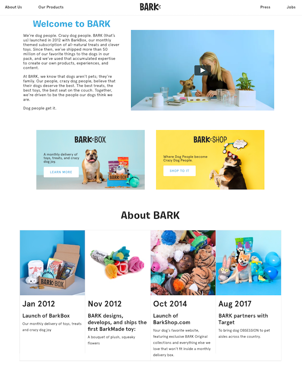 BARK Brand Story